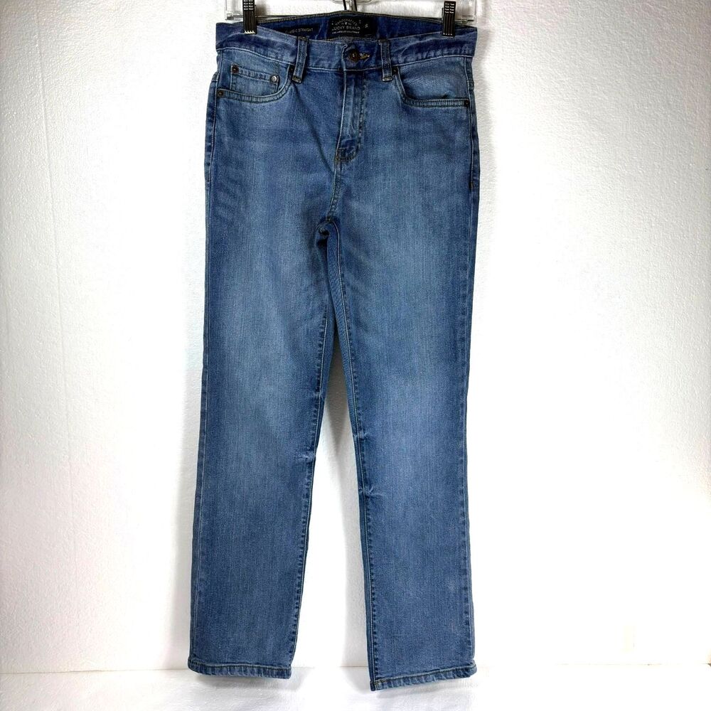 Lucky Brand Classic Straight Jeans Adjustable Waistband Boys Size 16